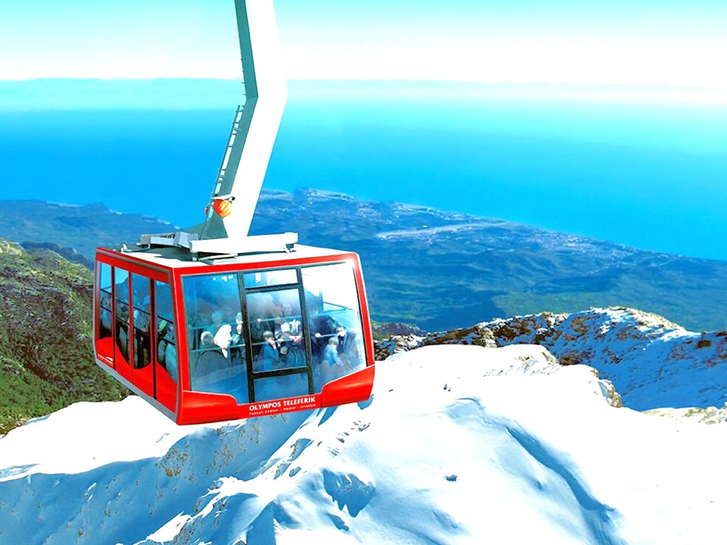 Kemer Cable Car Trip to Tahtali Mountain