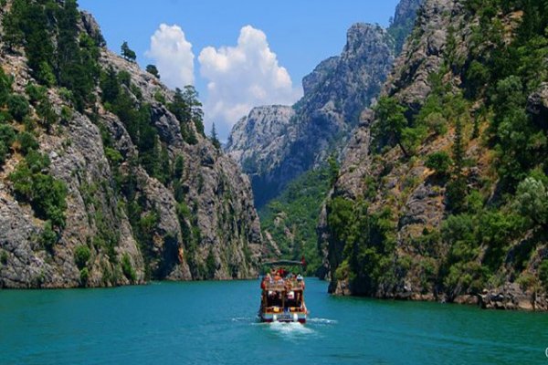 Antalya Green Canyon Boat Trip & Cabrio Bus Safari