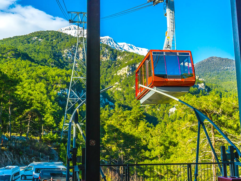 olympos cable car tour